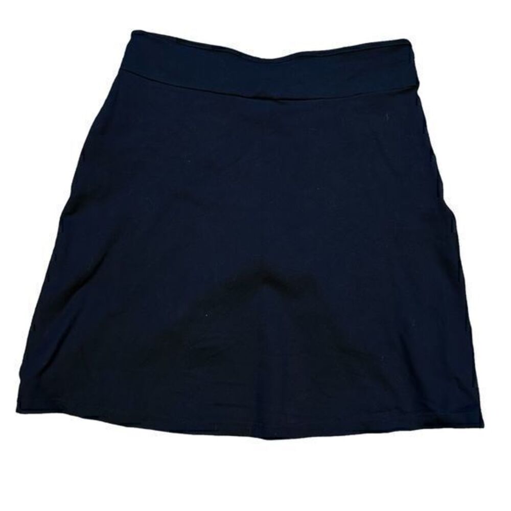 Betabrand Black Rayon Blend A-Line Skort Pockets Lined Size XXL